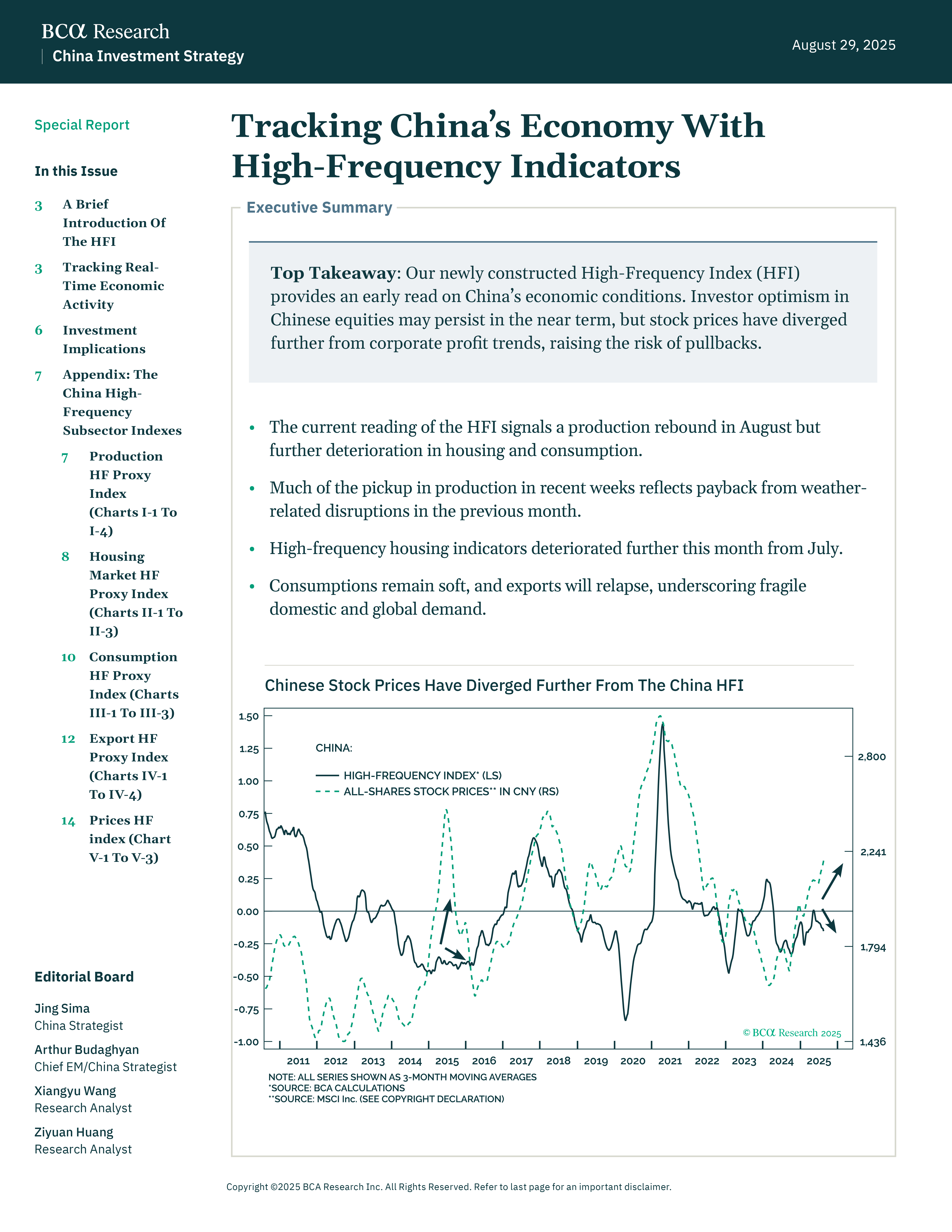 tracking China's economy