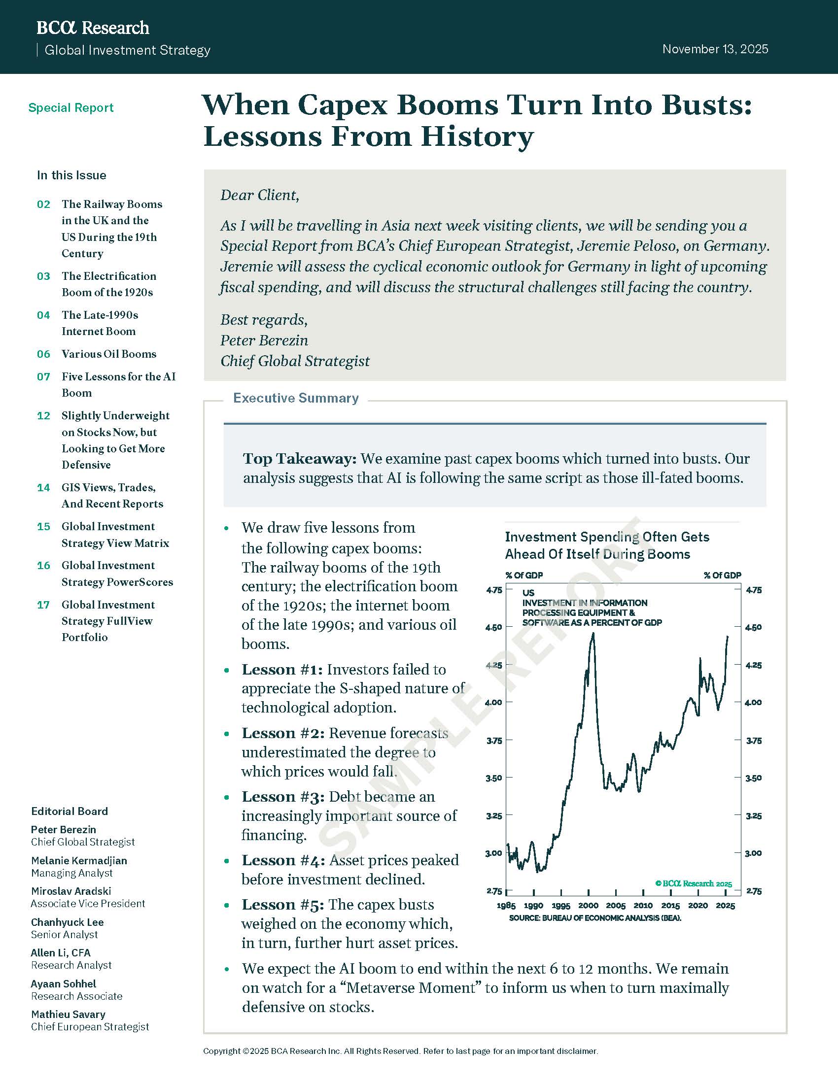 Global Investment Strategy
